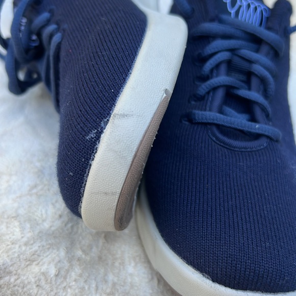 Woolloomooloo Lambton Marino wool classic navy sneaker lightweight woman sz 6.5 - Picture 10 of 10